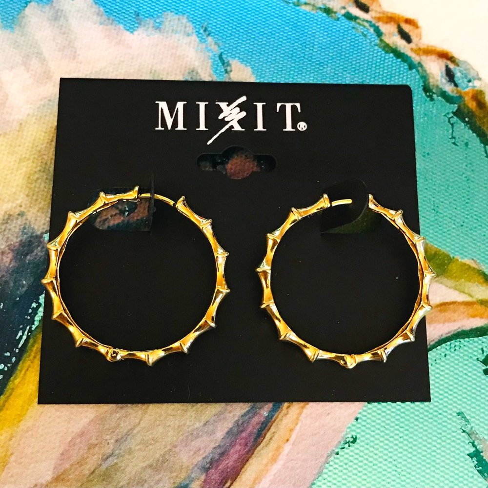 MIX IT LIGHT GOLD SUNSHINE HOOPS